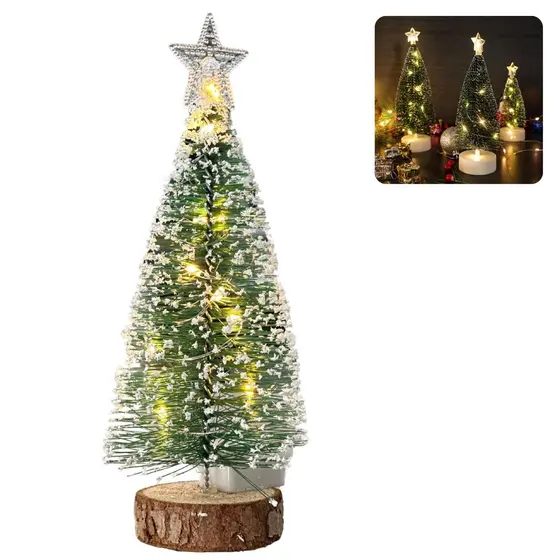 mini arvore de natal com led decoracao natalina luxo