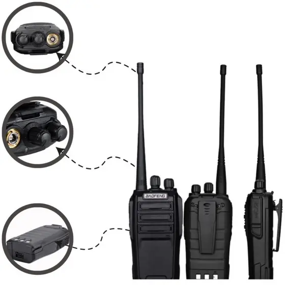 Rádio Baofeng Uv-6 Profissional 8w Bateria De Longa Duração