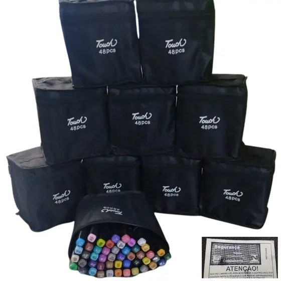 KIT  TOUCK CANETINHAS 48 UNIDADES + GRAVAÇÃO A LASER - SELO IMETRO