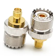 Adaptador De Antena Para Rádio Baofeng Femea Uhf / Femea Sma