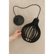 Luminaria Pendente De Teto Vintage Decoração Rústica Varias Cores 1 COQ P