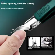 Cortador De Unhas Pontiagudo Super Inclinado , Anti-Respingos , Alicate Grosso Para , Tesoura Cuidados Com As