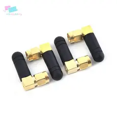 Abongbanghn 2 Pcs Borracha 3dBi 2.4ghz Antena WIFI SMA Antenas De Roteador Macho