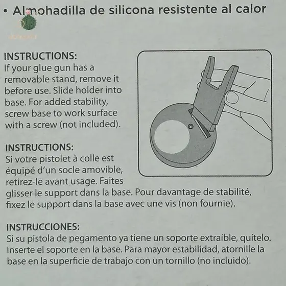 abongsea Suporte De Cola Quente Evitar Derramamento Portátil Bocal Anti-Sti E Ferramentas De Mesa Agradável