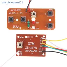 4CH RC Circuito De Controle Remoto PCB Transmissor Receptor Placa Acessórios Do Carro Com Antena Sistema Rádio Novo