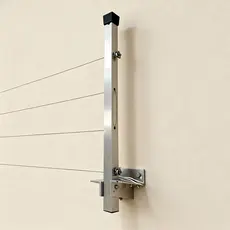 Varal de Parede Retrátil em Alumínio Reforçado para Roupas – Suporta até 80kg.