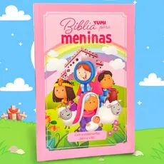 Ensinamento Bíblico -Livro A Bíblia Para Menina Ilustrações Animadas Meu Livro Fofinho Garotas