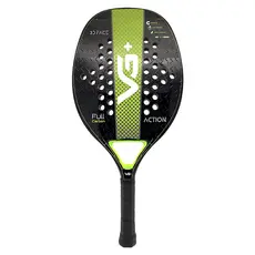Raquete de Beach Tennis Action Full Carbon Verde VG Plus