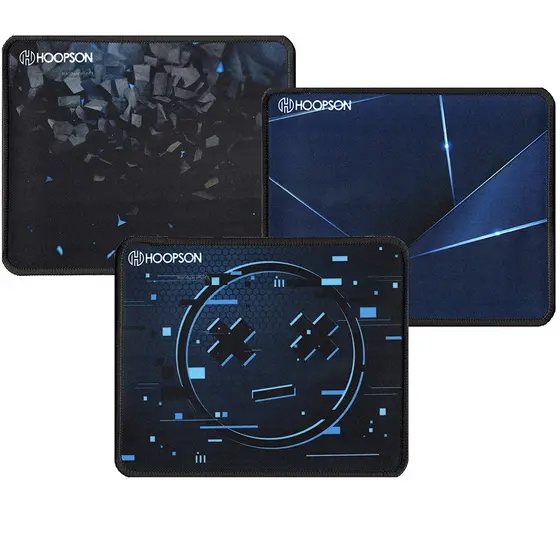 Mouse Pad Gamer 180x220mm Preto Original Bordado Emborrachado Ped Mause