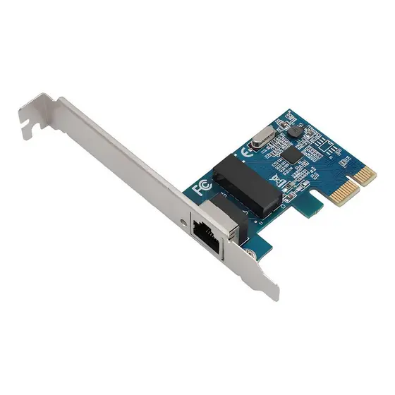 Placa De Rede PCI-E 10/100/1000 Ethernet Gigabit Lan RJ45 Computador Desktop Pc