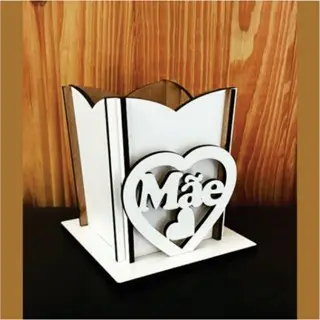Kit Porta Caneta MDF – Lembrancinha Dia das Mães