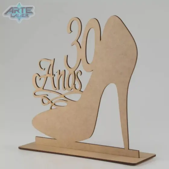 Kit Lembrancinha Salto para Aniversário em MDF
