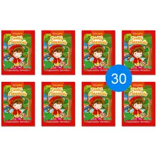 Kit 30 Livrinhos Chapeuzinho Vermelho Lembrancinha De Festa Sacolinha Aniversário Surpresa