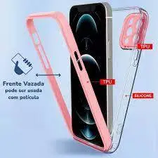 Capa 3em1 Transparente Anti-Impacto Samsung Galaxy A02 A02S A03 A03S A10S M10S A12 M12 A13 4G 5G