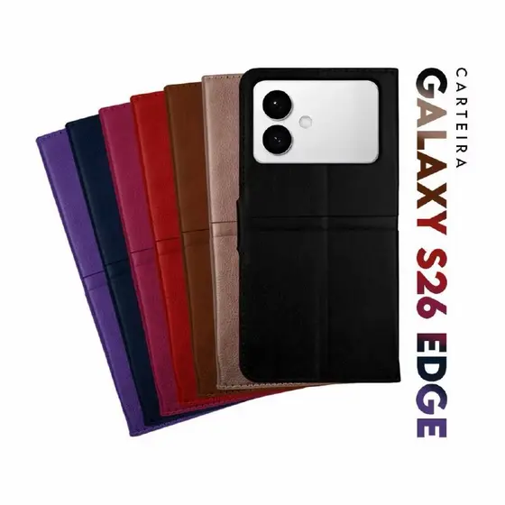 Capa Case Carteira Flip Cover Todos Modelos Capinha Protetora 360 Para GALAXY S26 S26 PLUS ULTRA A01 A01 CORE A7 2018