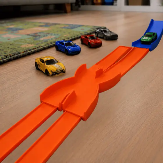 Conexão De Cruzamento Para Pista De Hot Wheels