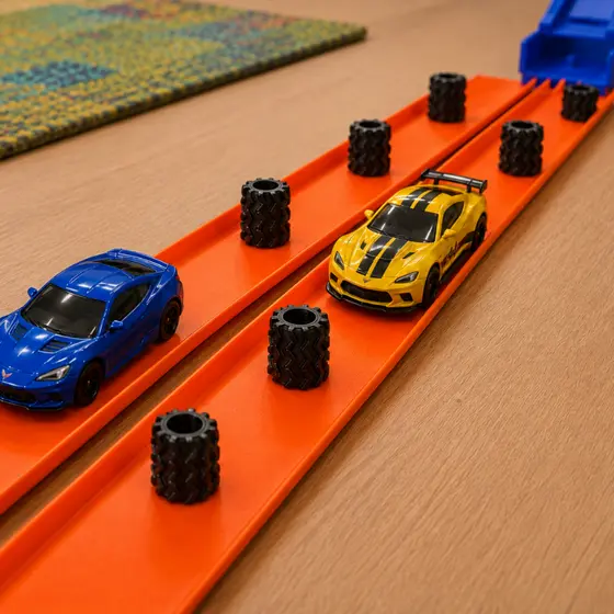 Kit Mini Pneus Para Pistas Hot Wheels