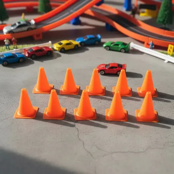 Kit Mini Cones Para Pistas Hot Wheels