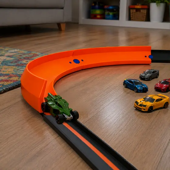 Kit Curva 180º Para Pista Hot Wheels