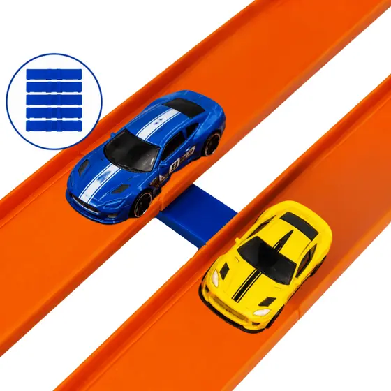 Emenda Para Pistas Tipo Hot Wheels - Kit C/ 05 Unidades