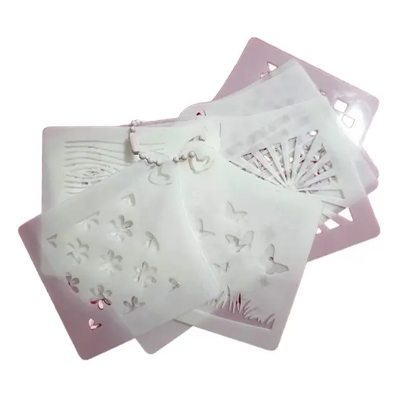 Kit Stencil Efeitos para Livros de Colorir