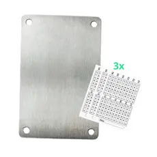 Carteira Cripto Cold Wallet Inox Lisa p/ Criptomoedas