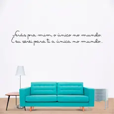 Adesivo Decorativo Frase Pequeno Principe Serás Pra Mim