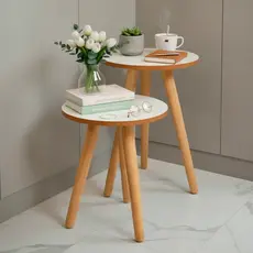 Mesa Pé Palito De Apoio E Lateral Sofa Mdf ou Mdp E Madeira