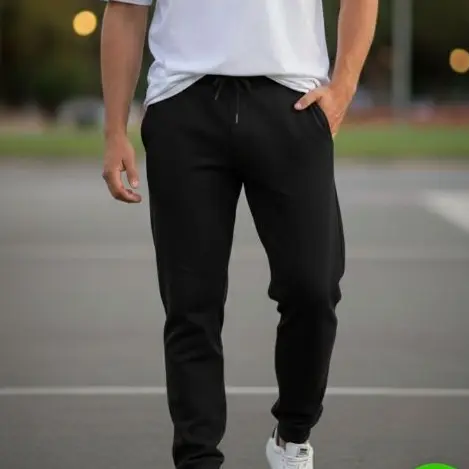 Calça Jogger Moletom Adulto 100% Algodão Unissex Para Frio Inverno Volta as Aulas Academia Confortavel Premium