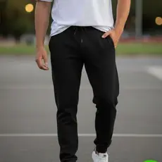 Calça Jogger Moletom Adulto 100% Algodão Unissex Para Frio Inverno Volta as Aulas Academia Confortavel Premium