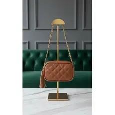 Bolsa Feminina Metalasse Pequena Alça Corrente Transversal Casual Chic Luxo Dia a dia Presente de Natal