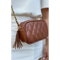 Bolsa Feminina Transversal Metalasse Alça Corrente Dourada Pequena Festa Clutch Couro de Ombro Presente de Natal