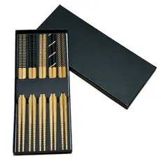 Kit 5 Pares Hashi Decorados Comida Japonesa Reutilizável