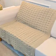 Manta de Tricot Sofá Poltrona 150x100cm Ravena Decorativa Sala