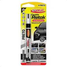 Caneta Pintura Reparadora Tira Riscos Carro Moto - Preto