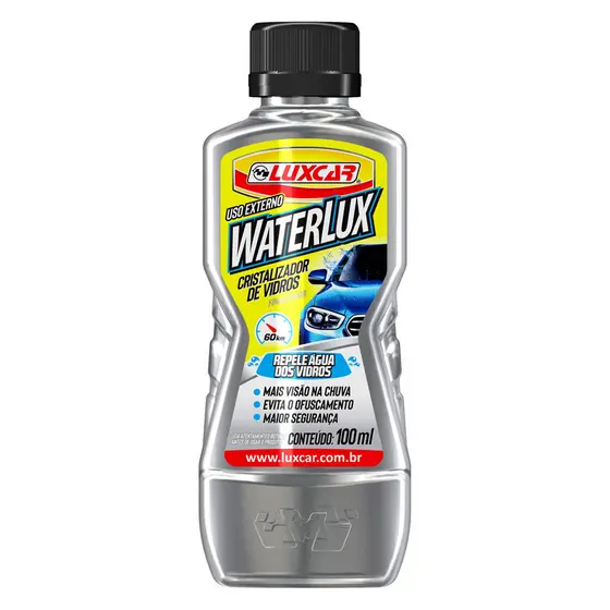 Cristalizador De Vidros Waterlux Cristaliza E Protege 100Ml