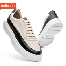Tenis Oversized HBos Melburk Sneaker Masculino Casual Sola Alta Couro Camurça Estilo 2024 Inverno