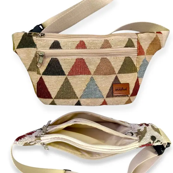 Pochete slim 3 bolsos várias cores