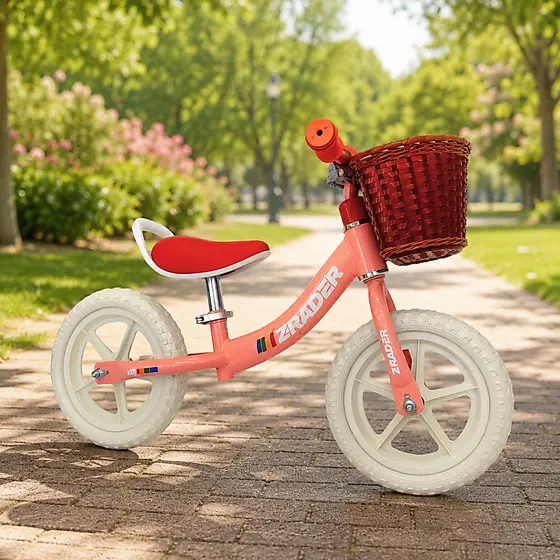 Bicicleta Infantil Sem Pedal Com cestinha Equilíbrio Balance Bike Zrader