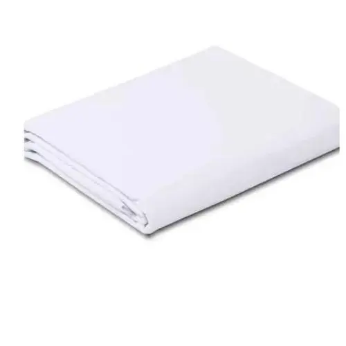 Lençol De Solteiro 1 Pç Branco Avulso Ideal Para Presidio Tamanho 1,40/2,40 Sem Elastico