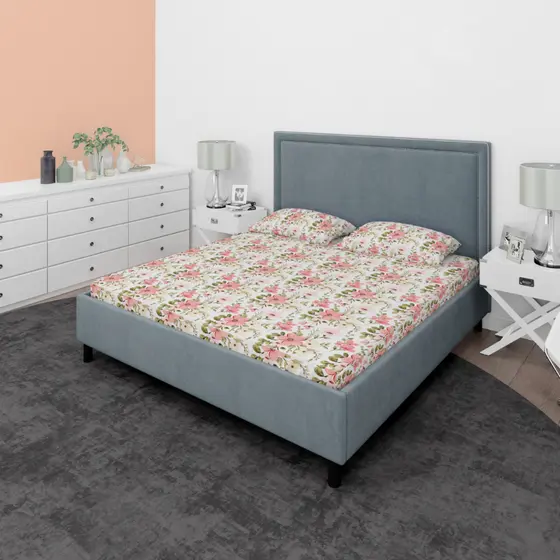 Jogo De Cama Casal 3pçs Microfibra 180 Fios
