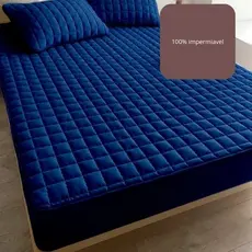 CAPA DE COLCHÃO IMPERMIAVEL COM ELASTICO VARIAS CORES