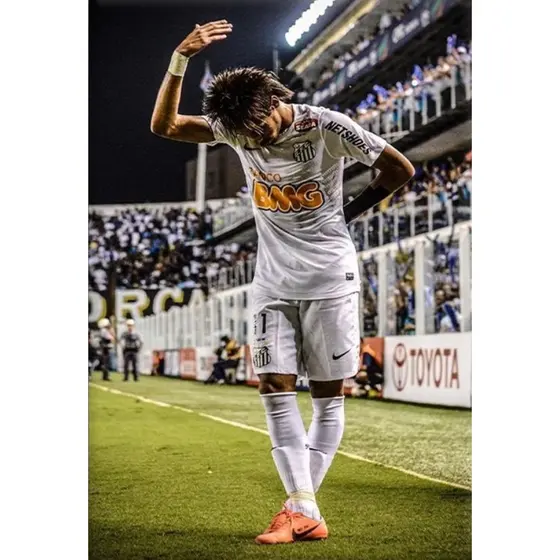 Quadro Decorativo Craque Neymar Santos Libertadores Psg Futebol