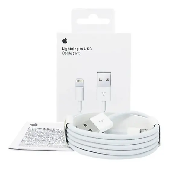 Cabo iPhone Apple Original Lightning USB 1 Metro 2 Metros No Brasil