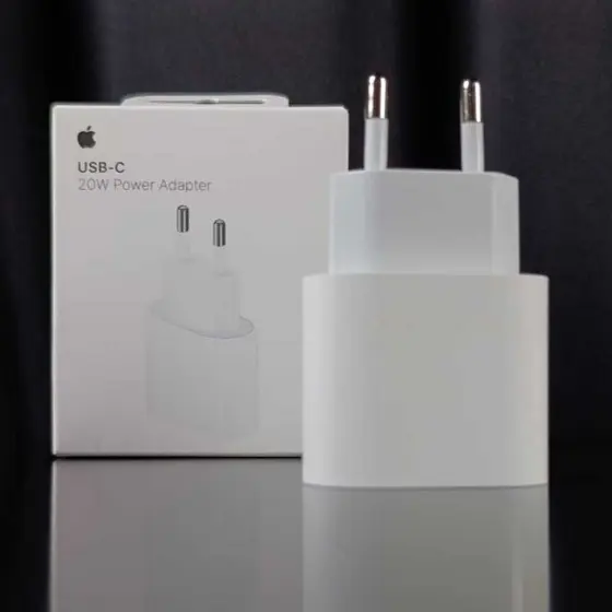 ORIGINAL APPLE - Fonte Turbo USB-C 20W COM GARANTIA para IPhone | Apple Watch | Airpods e Ipad