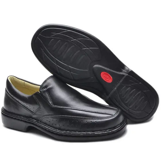 Sapato Social Confort Cla-Cle Preto