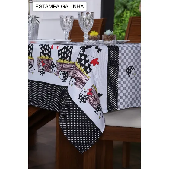 Toalha De Mesa Cozinha Ou Jantar - Lindas Estampas Em Oxford