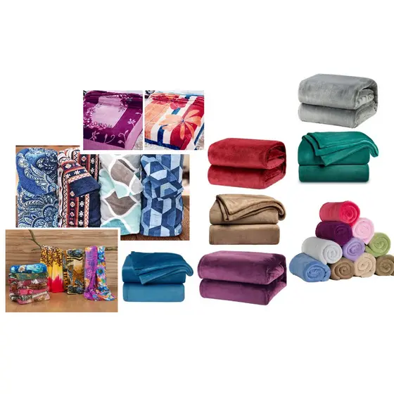 Manta de Casal ou Mantinha ou Coberta Microfibra Lisa (várias cores) OU Estampado - Várias Estampas - Pelúcia - Super Oferta e Promoção