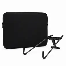 Kit Capa Luva Notebook 15.6 + Suporte Apoio Portátil  Ergonômico Home Office