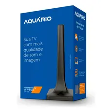 Antena Digital Aquario Dtv-200 Interna Com Cabo 2.5m Hdtv 4k localizador de canais